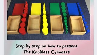 Montessori  The Knobless Cylinders [upl. by Xanthe]