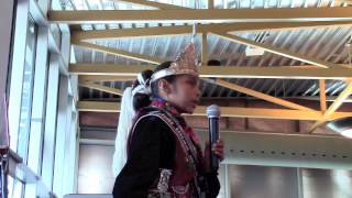 Little Ms Navajo 2017 Sings Navajo Song [upl. by Ji978]