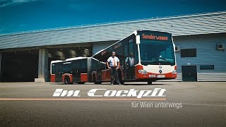 Im Cockpit Gelenkbus der Wiener Linien [upl. by Jerald]