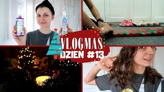 WYDOBYWAM NATURALNY SKRĘT WŁOSÓW POGADAJMY TROSZKĘ O PIELĘGNACJI I PAKUJĘ PREZENTY  VLOGMAS 13 [upl. by Shulins]