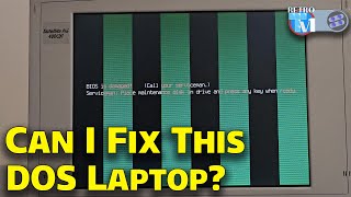 Can I Fix This MSDOS Laptop with a Bad BIOS  Toshiba Satellite Pro 400CDT [upl. by Doi]