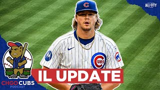 Chicago Cubs ace Justin Steele gives an update on his elbow injury  CHGO Cubs Podcast [upl. by Jake]