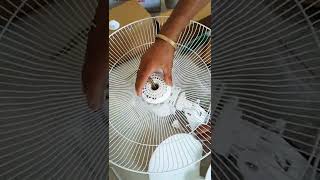 Khaitan wall fan Fitting install in wall [upl. by Emerald]