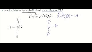 Lewis Structure of Ammonia NH₃ and Boron Trifluoride BF₃ using Coordinate Covalent Bond [upl. by Atteloiv849]