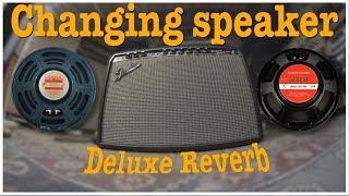 Deluxe Reverb Speaker Swap  EP343 [upl. by Grissom]