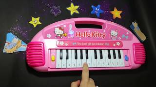 How to Play Twinkle Twinkle little star piano Xylophone tutorial easy with notes keys and numbers [upl. by Nwahsat393]