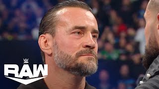 CM Punk Drew McIntyre Seth Rollins Trade Barbs  WWE Raw Highlights 32524  WWE on USA [upl. by Entruoc]