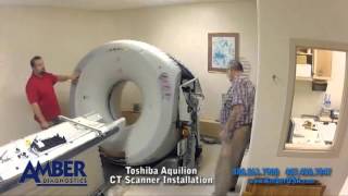 Toshiba Aquilion CT Scanner Installation [upl. by Ardeen]