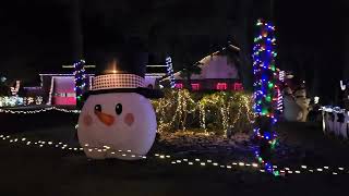 Hilton Head Island Fire station Three Christmas Lights [upl. by Sianna856]