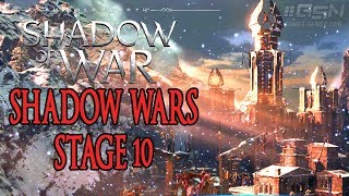 Shadow of War  ACT IV Shadow Wars  Stage 10 amp Ending Nemesis Difficulty Walkthrough [upl. by Nikral722]