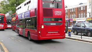 Hounslow London London Buses at Hounslow West and Hounslow Bell Corner 20th August 2021 [upl. by Akcebar774]