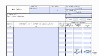 Learn How to Fill the DD 1750 Form Packing List [upl. by Ressan]