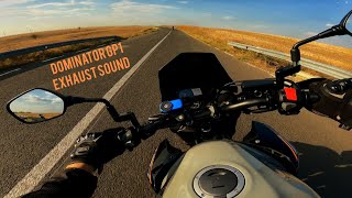 Honda CB500F  PURE SOUND DOMINATOR GP1 EXHAUST  RIDE POV  27k 60 fps 1 [upl. by Llehsal78]