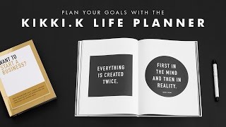 Plan your Goals with the kikkiK Life Planner [upl. by Gnilsia]