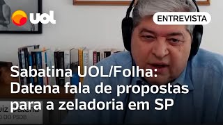 Datena fala de sustentabilidade e defende descredenciar Enel nas propostas para zeladoria em SP [upl. by Maillij]