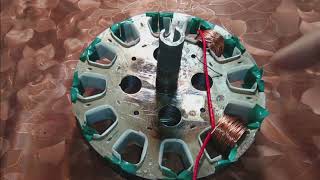 DC ceiling fan winding How DC brushless DC fan works How DC bldc motor DC fan winding part 2 [upl. by Mervin]