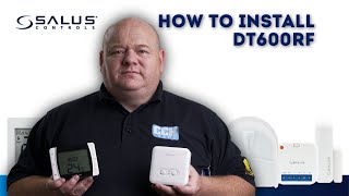 How To Install Salus DT600RF Programmable Room Thermostat DT600 Wiring [upl. by Erodoeht]