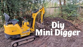 Building a Homestead Mini Digger Rental Tackling DIY Projects Like a Pro homestead allotment [upl. by Ivatts]