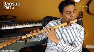 Learn to Play Bansuri  Part 2  Holding and Producing Sound [upl. by Siroled]