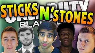 CoD Black Ops 2 Wager Match 8 with Vikkstar CoD Sticks amp Stones [upl. by Nedrah560]