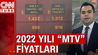 2022 yılı MTV oranı 62den e düşürüldü Hangi araç ne kadar MTV ödeyecek [upl. by Alekat]