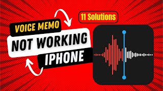 Voice Memo Not Working on iPhone in iOS 18 11 Solutions to Fix [upl. by Merwyn]