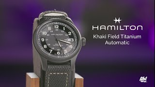 Hamilton Khaki Field Titanium Automatic Watch  H70575733 [upl. by Gomer]