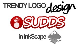 Trendy Logo Design in Inkscape Tutorial [upl. by Ellives]