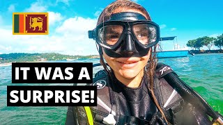 First time DIVING in UNAWATUNA 🇱🇰 [upl. by Martz]