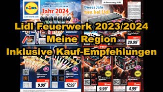 Lidl Feuerwerk Prospekt 2023 2024  Meine Region InklKaufempfehlung [upl. by Nnairahs200]