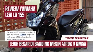 REVIEW YAMAHA LEXI LX 155 [upl. by Ymmit]