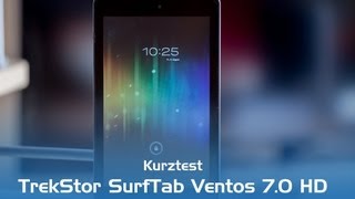 TrekStor SurfTab Ventos 70 HD im Test [upl. by Riba131]