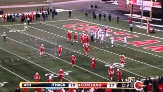 Cortaca Jug 2014 Cortland vs Ithaca College Football [upl. by Eibor847]