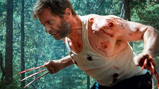 Wolverines Berserker Rage  Forest Fight Scene  Logan 2017 Movie Clip HD [upl. by Yrotciv49]