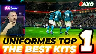 TOP BEST KITS eFootball 🔥 Los UNIFORMES más TOP en eFootball 🔥 Parte 1 ✅ AXG [upl. by Ailene]