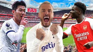 WE WENT ARSENAL vs SPURS AWAY Son 흥민손 with 2 GOALS IN CRAZY MATCH [upl. by Kaule38]