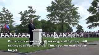 2014 Memorial Day Commemoration at EijsdenMargraten [upl. by Odarbil]