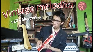 Red Alto melodica quotAnd I love herquot with Hohner vista mouthpiece [upl. by Naves15]