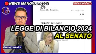 Legge di Bilancio 2024 al SENATO ultime notizie  confermata la Manovra con le tasse sul Superbonus [upl. by Gnivri]