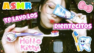 💤 ASMR casero  te lavo los dientecitos  duerme rápido y feliz 😴😴💤 [upl. by Ydnagrub910]