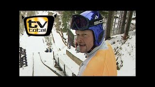 Raab in Gefahr beim Skispringen  TV total [upl. by Corabelle778]