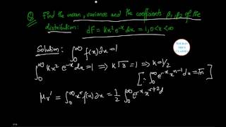 MEAN VARIANCE AND B1 B2 COEFFICIENT JEE mainadvanced WBJEESRMEEEMU OETBITSATVITEEECSATCAT [upl. by Skeie823]