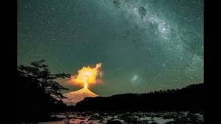 Villarrica Volcano Against the Sky [upl. by Cinomod834]