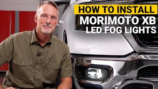 How to Install Morimoto XB LED Fog Lights on a 2019 Ram 1500 [upl. by Brodeur]