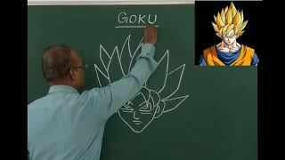 Goku DrawingEasy way method Step by step drawingDrawing Master Vishuram [upl. by Asia]