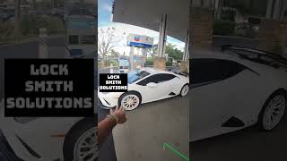 lamborghini huracán se le quedaron las llaves dentro  LockSmith Solutions cerrajero automobile [upl. by Odnolor]