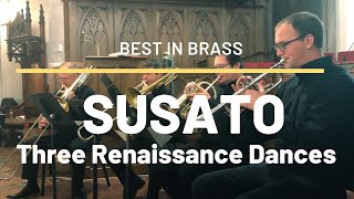 Three Dances by Tilman Susato for Brass Quartet [upl. by Aseek981]