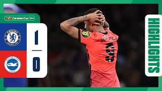 Carabao Cup Highlights Chelsea 1 Brighton 0 [upl. by Trever939]