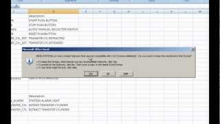 PLC Programming Create a CSV file [upl. by Shawnee]