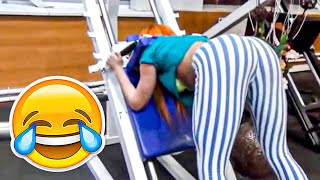 GYM FAILS 2024 🤣 DUMB WORKOUT FAILS 🤣 FUNNIEST FAILS AND MEMES [upl. by Ettecul]